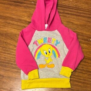 Loony Tunes Colorful Tweety Bird Kids Hoodie 2T